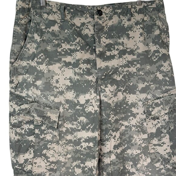 Army Combat Uniform Trousers Ripstop Digital Camo Cargo Pants Size Large Long #1 - Picture 3 of 11